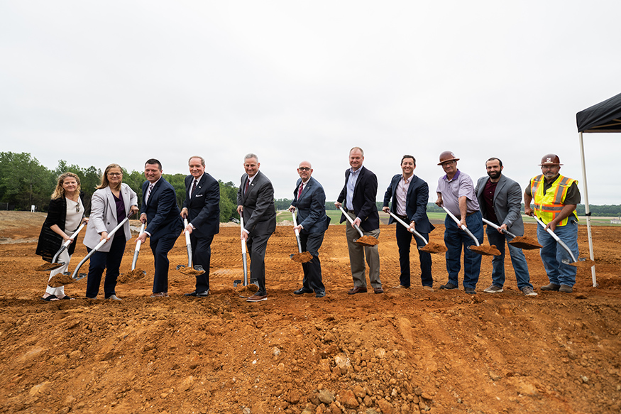 Mississippi State University officials broke ground on a new 35,000-square-foot High Performance Computing Data Center. 